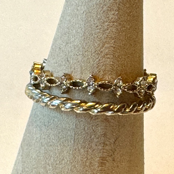 Stackable Rings, size 7 1/2, set of 2 - Picture 7 of 7